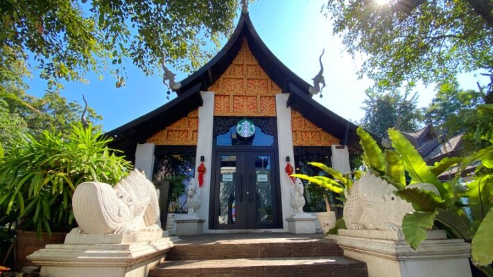 Hidden Gems in Chiang Mai starbucks temple