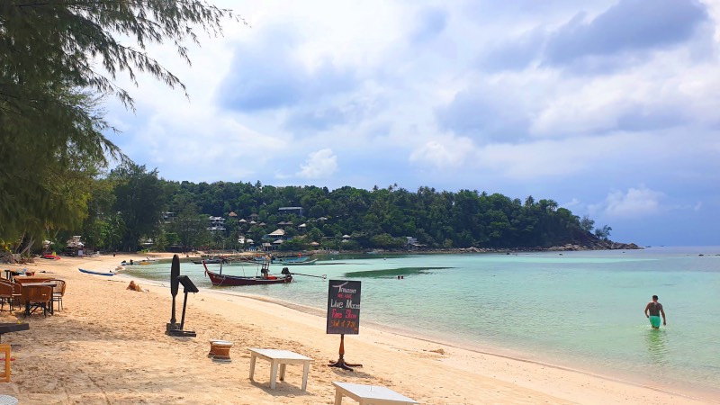 Best beach in Koh Phangan Haad Salad