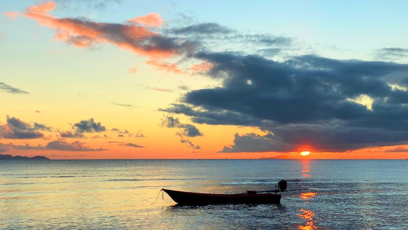 Best beach in Koh Phangan sunset
