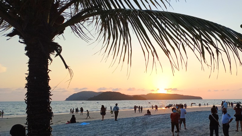 Best beaches of Langkawi sunset