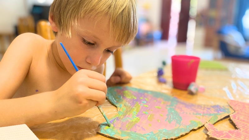 Worldschooling art and creativity