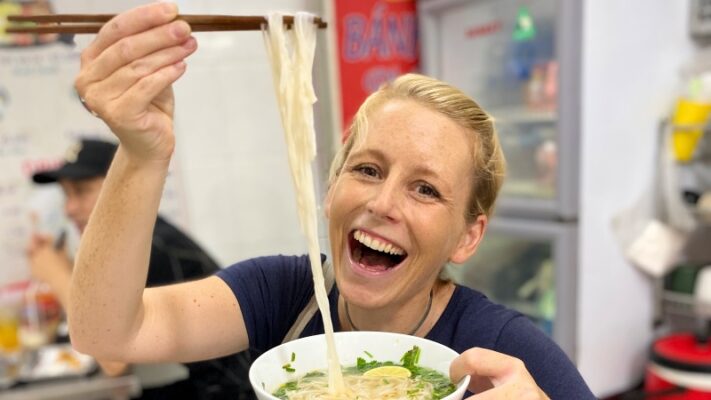 Pho soup the backpacking family food hanoi