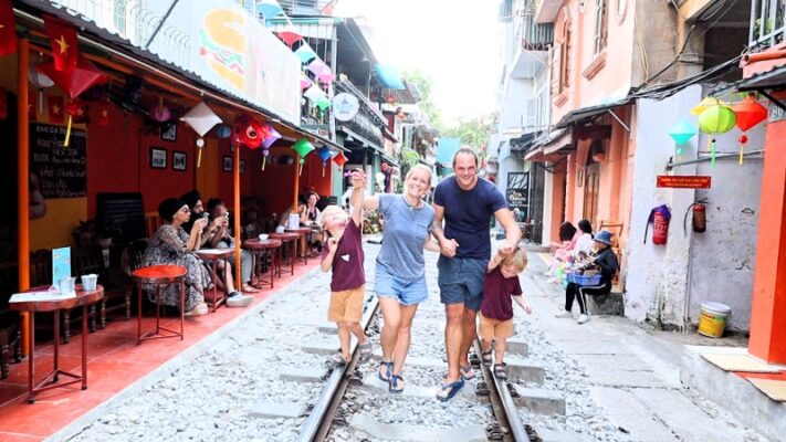 Train street Hanoi