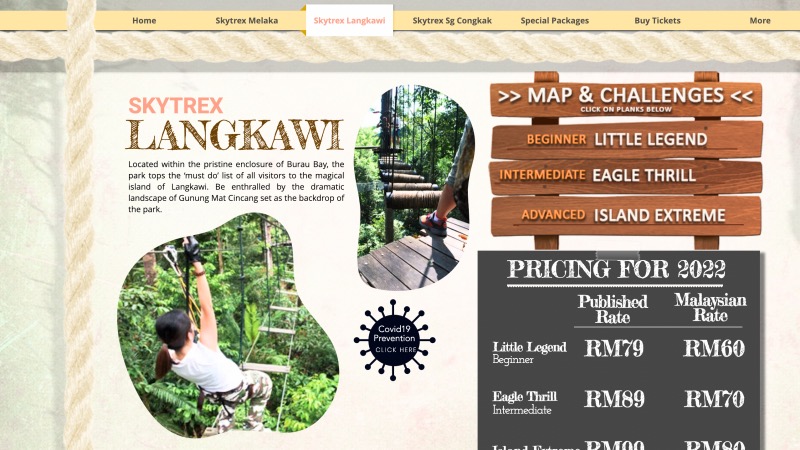 Skytrex langkawi things to do