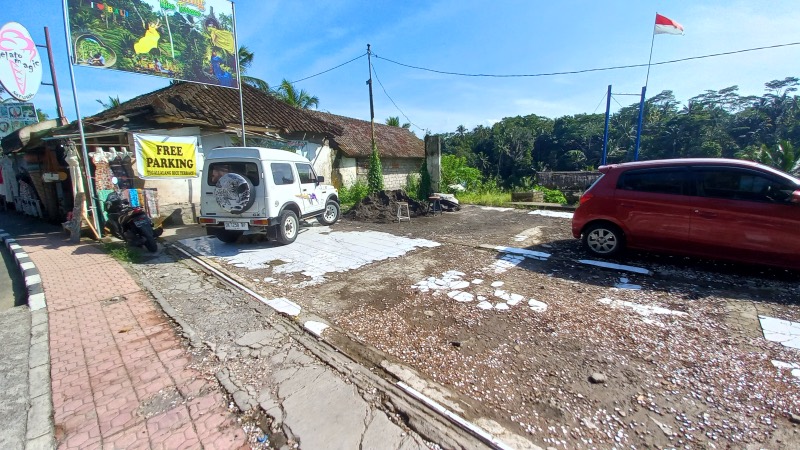 Tegalalang rice terrace carpark