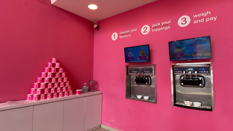 Frozen yogurt Ubud