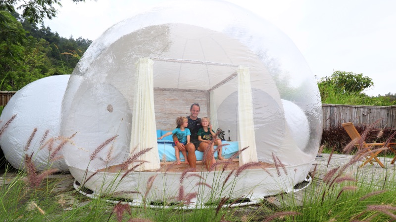 Kubah glamping dome tent