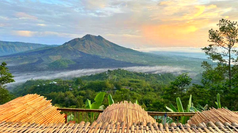 Panorama Batur Camp 1