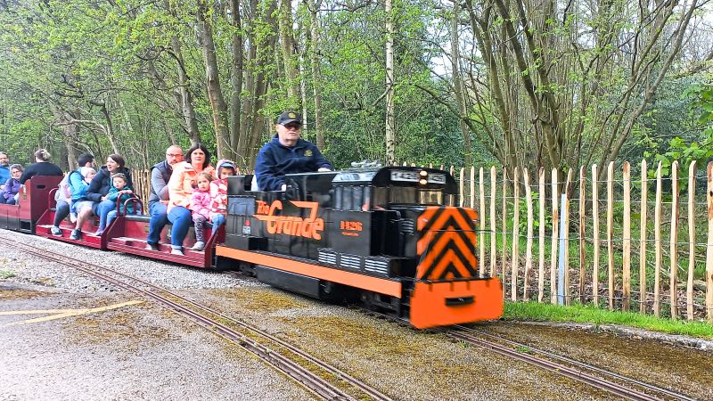 Mini railway abbeydale Rio Grande train