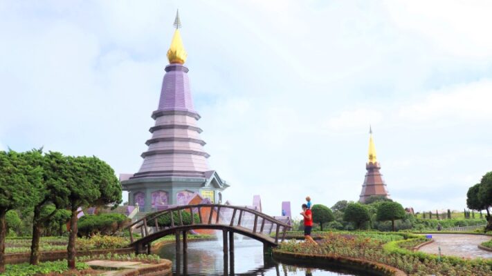 Royal twin Pagodas Chiang Mai