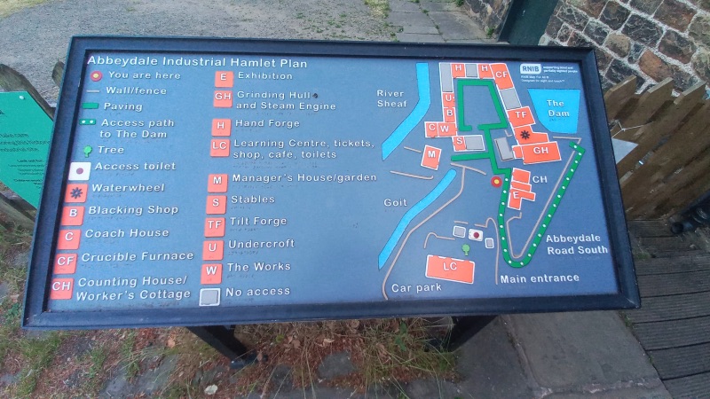 Abbeydale industrial hamlet map