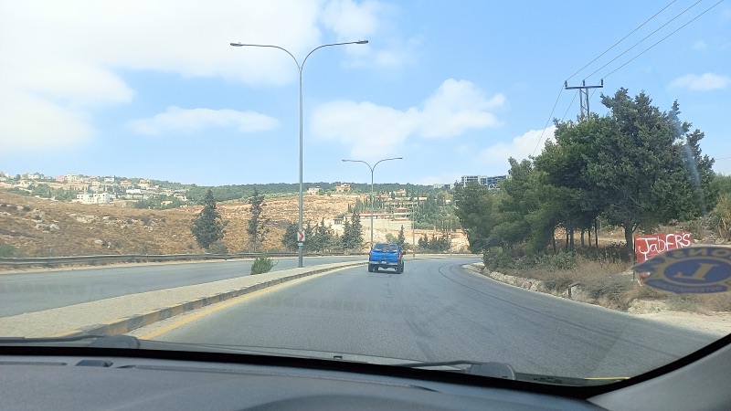 Jordan high way to Al Maghtas