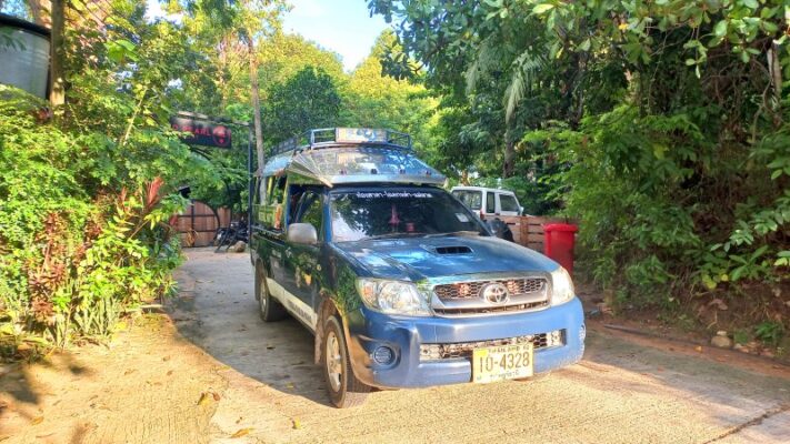 Songthaew Taxi Koh Phangan