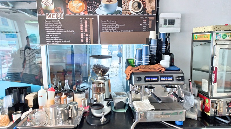Coffee machine cafe seatran ferry