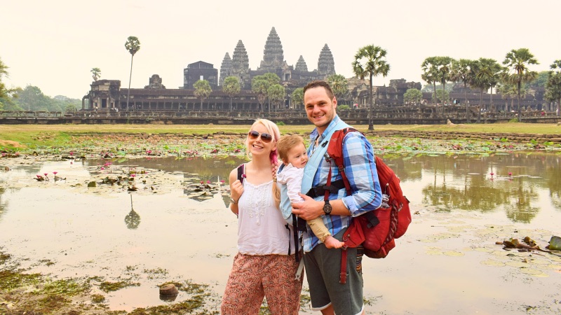 Angkor wat Siem Reap family travel