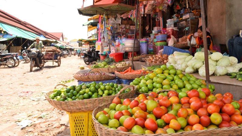 Local market Cambodia