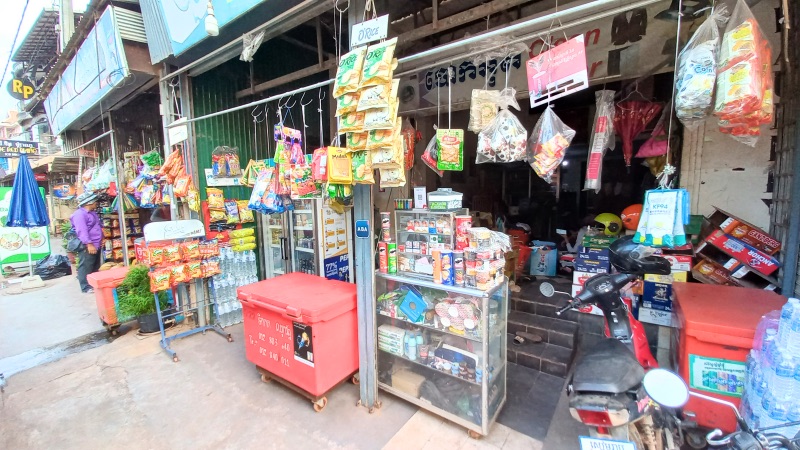 Small local street side shop cambodia