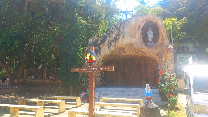 Church at Kawasan falls