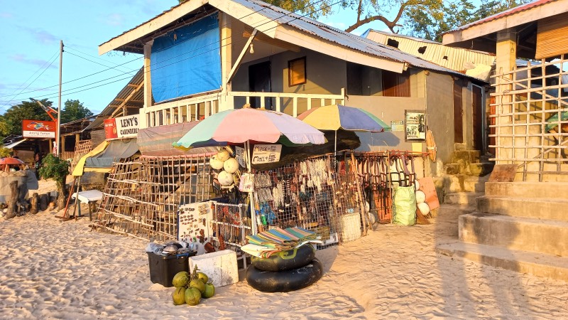 Gift shop at white beach moalboal