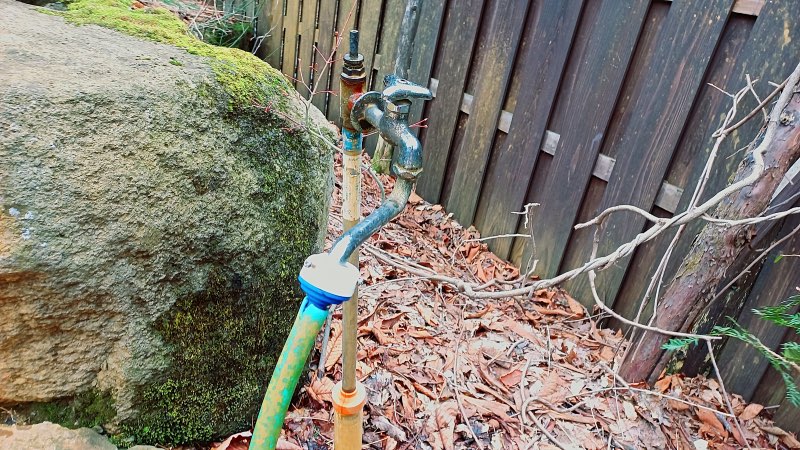 Fresh water tap onsen