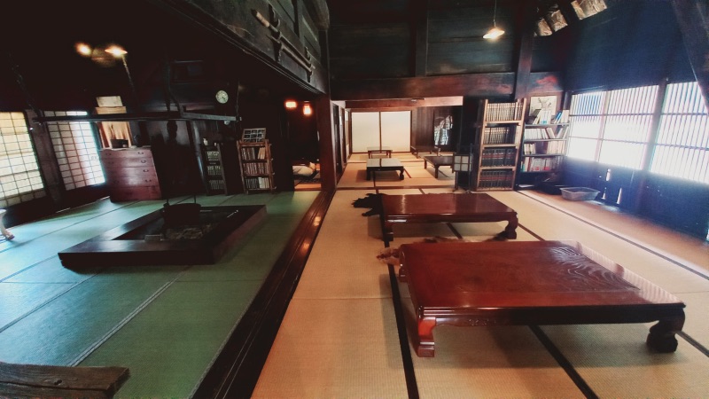 Traditional free rest house at the onsen