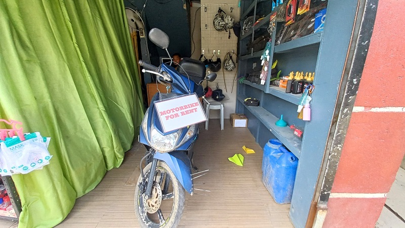 Motorbike rental Palawan