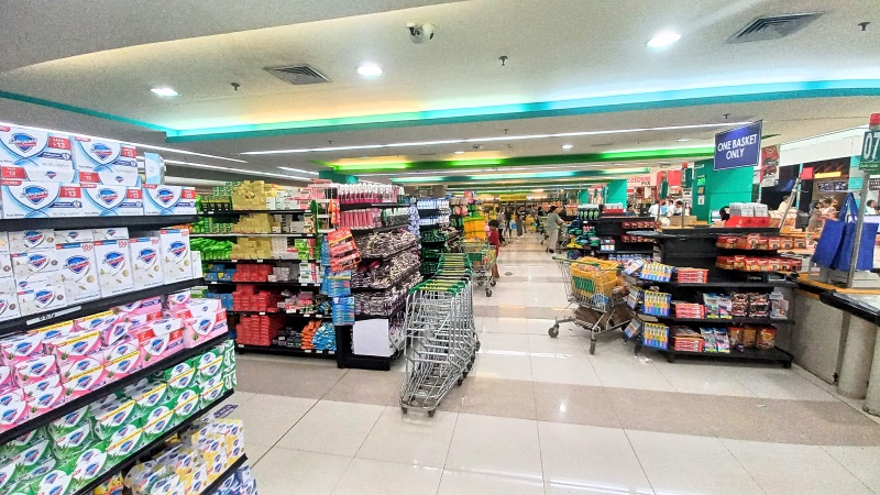 supermarket at gaisano grand mall