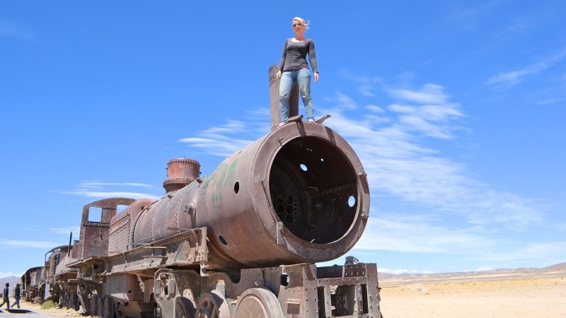 Bolivia Train graveyard