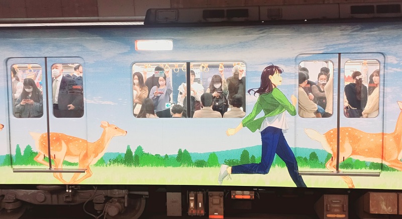 Nagoya to Nara train