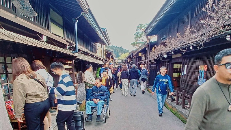 Takayama traditional heritage street