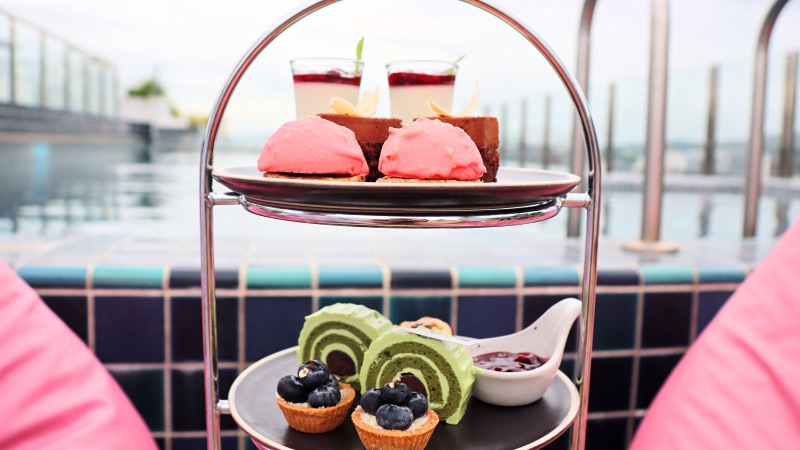 Stay with nimman high tea by the pool